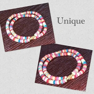 Colorful Beaded Double‑Loop Bracelet Or Necklace